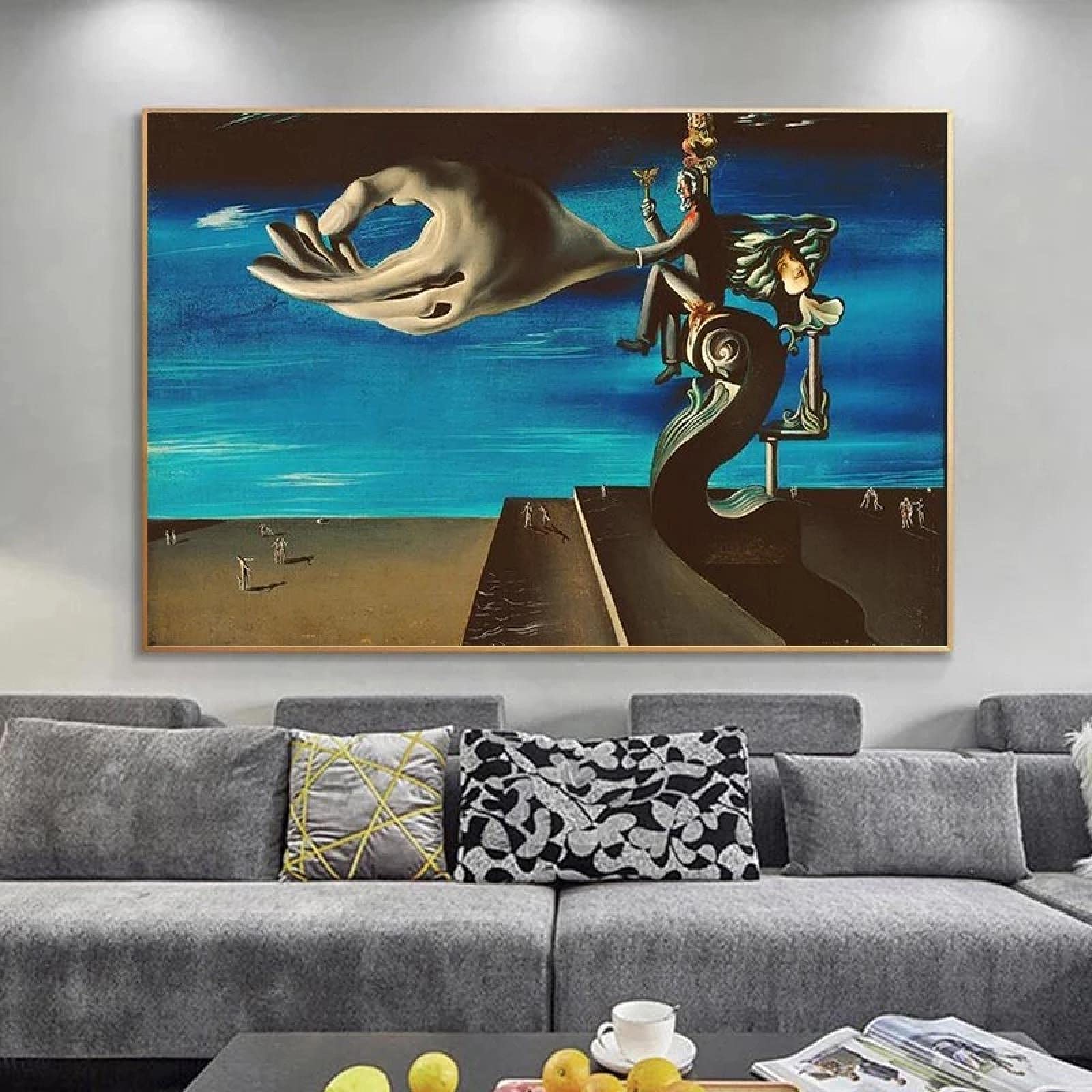 Amazon.co.jp: シュルレアリスムキャンバス絵画サルバドールダリ著有名